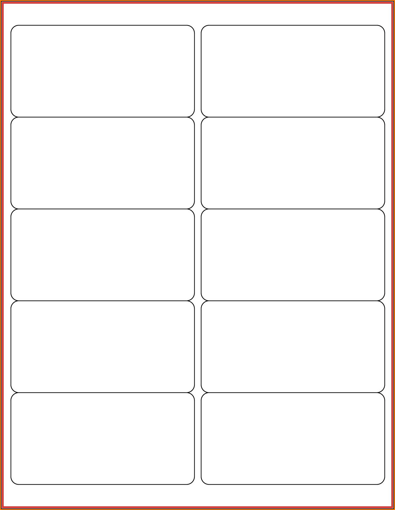2x4 Label Template Word