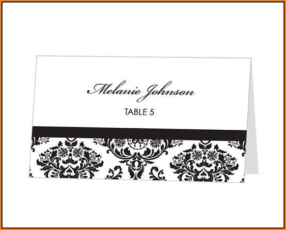 Avery Place Card Template Wedding