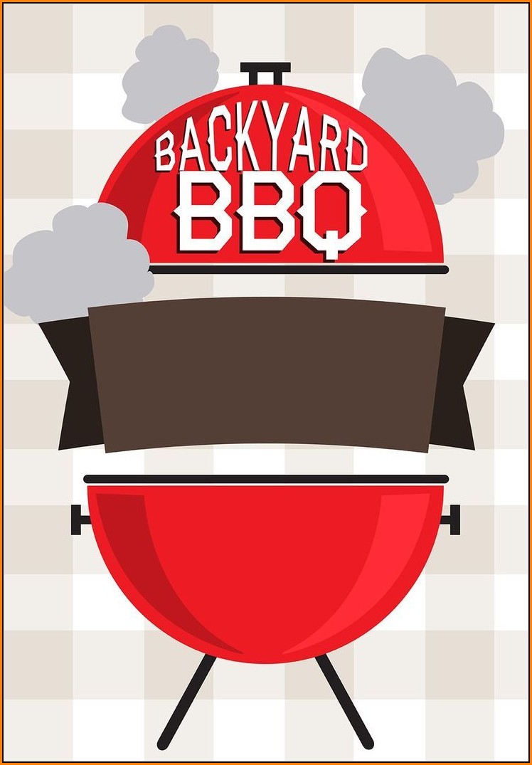 Backyard Bbq Invitation Template