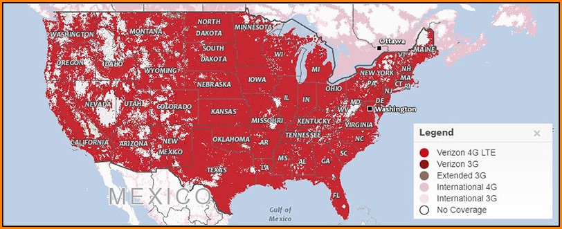 Cell Phone Coverage Maps Verizon Map Resume Examples P76ygqd2ol