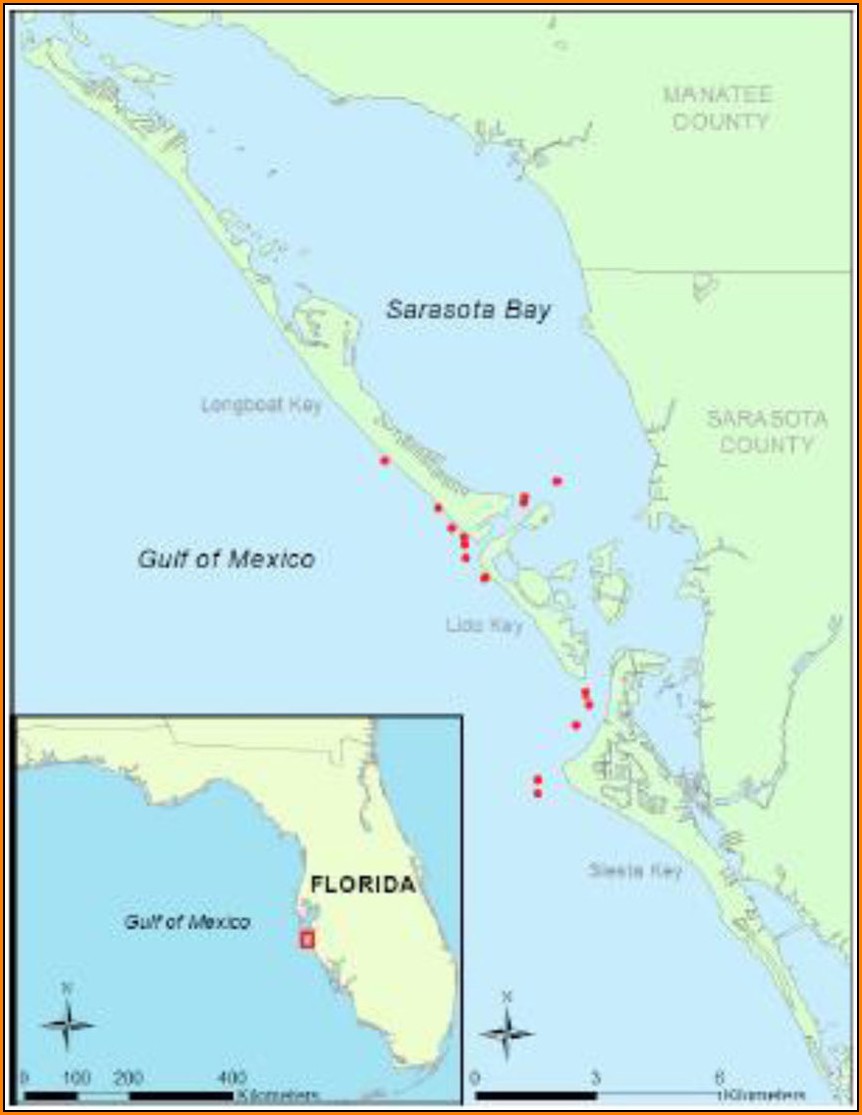 Map Of Sarasota Fl Area