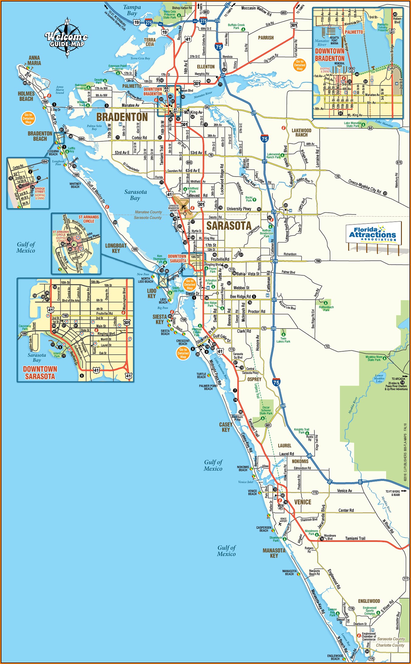 Map Of Sarasota Florida