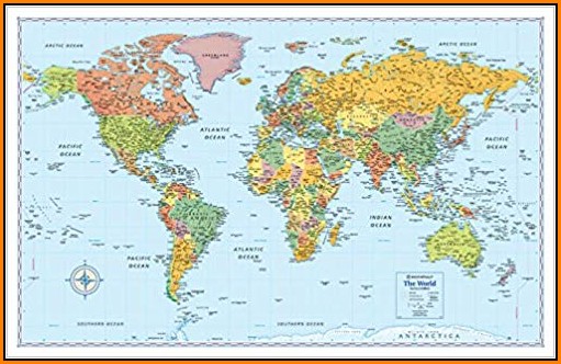 Rand Mcnally World Map Laminated