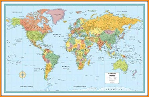 Rand Mcnally World Map M Series