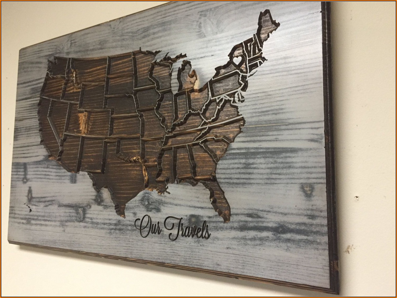 United States Map Wall Art