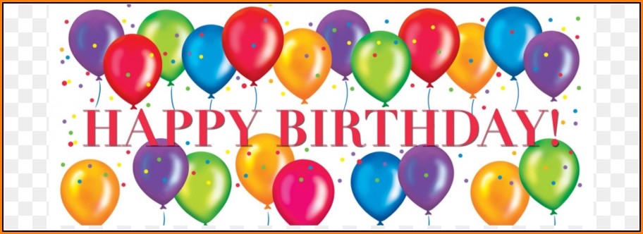 Birthday Banner Template Png