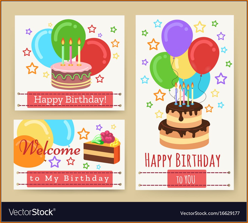 Birthday Greeting Card Templates