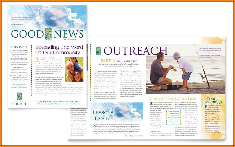 Church Newsletter Templates Microsoft Word
