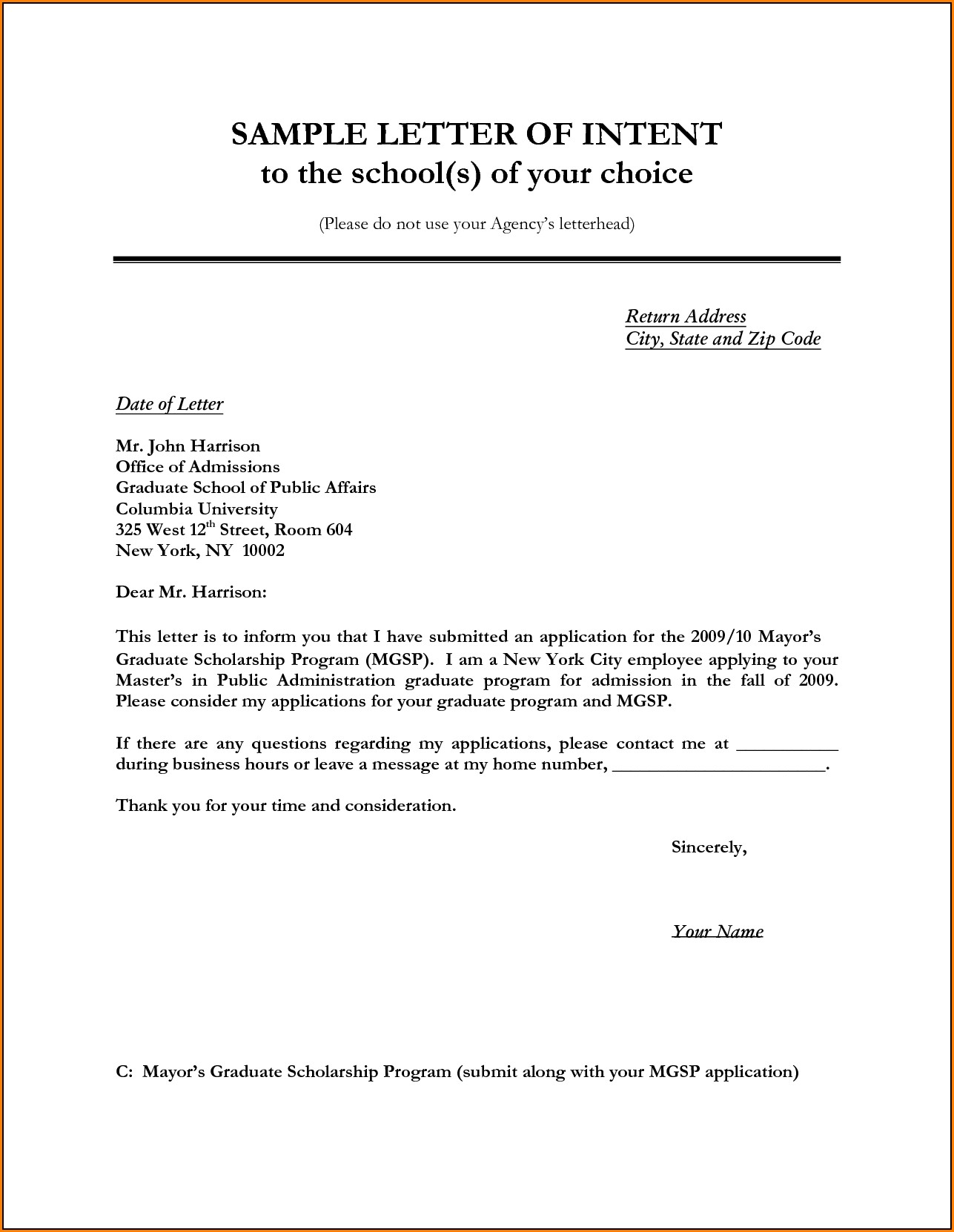 Constructive Eviction Letter Template