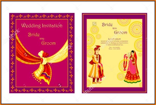 Editable Traditional Wedding Invitation Templates Free Download
