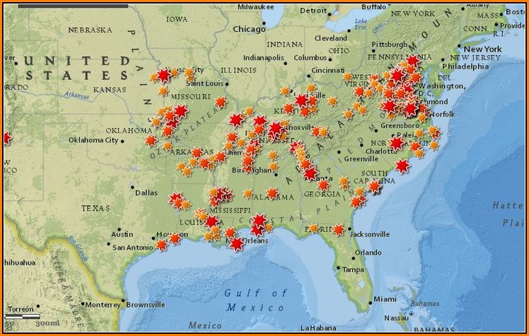 Map Of Civil War Battlefields