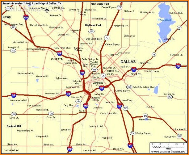 Map Of Greater Dallas Tx