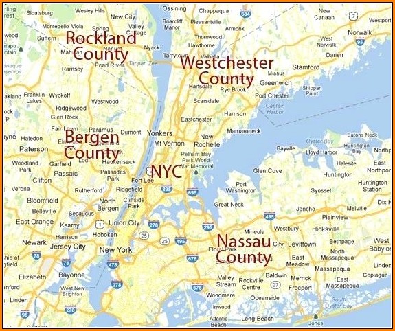 Map Of Westchester County Towns