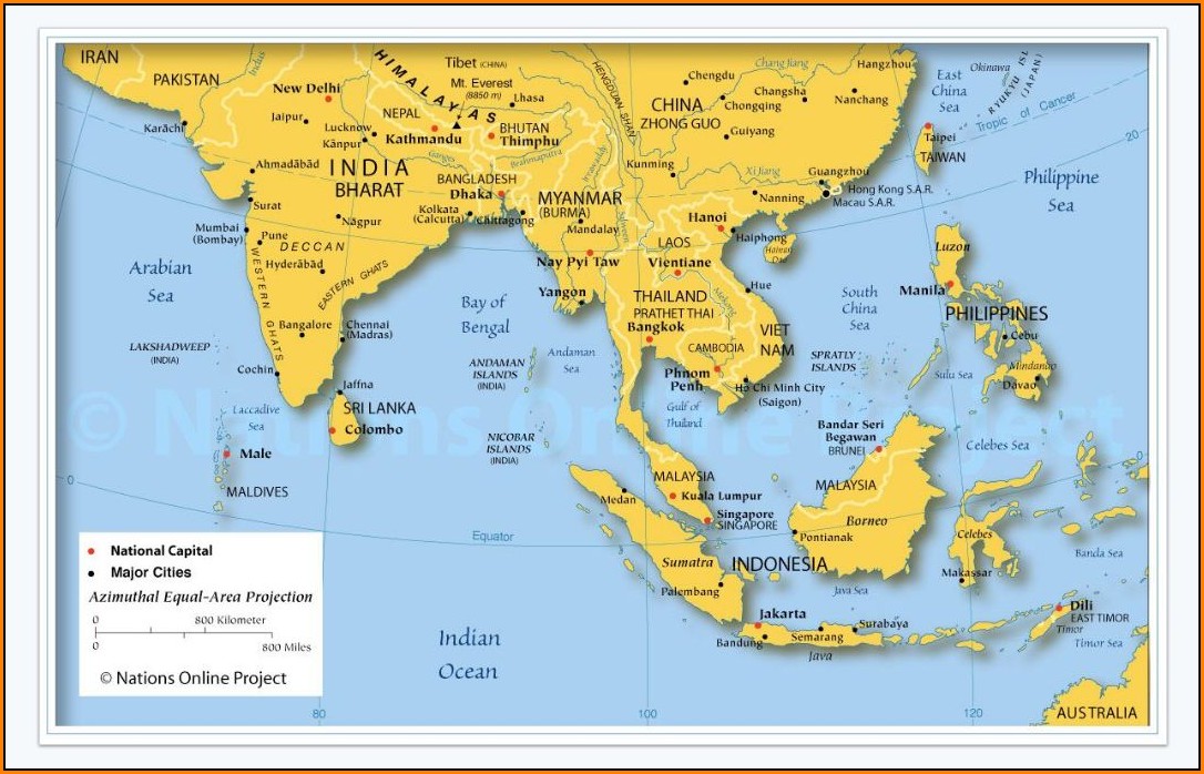 Maps Of Southeast Asia
