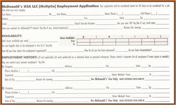 Mcdonalds Online Job Application Australia