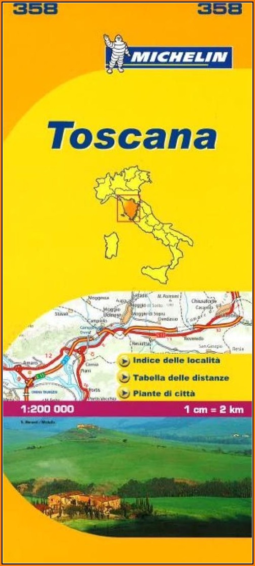 Michelin Maps Italy Tuscany