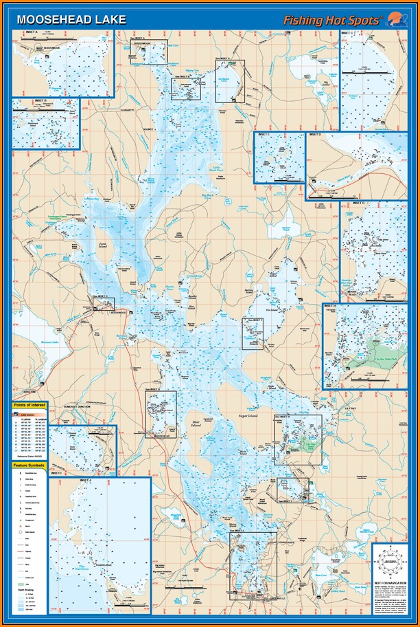 Moosehead Lake Map