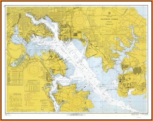 Nautical Map Of Chesapeake Bay