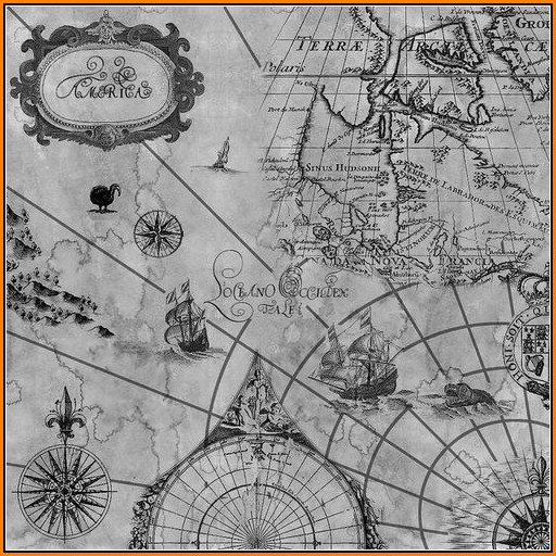 Old Nautical Maps Tattoo