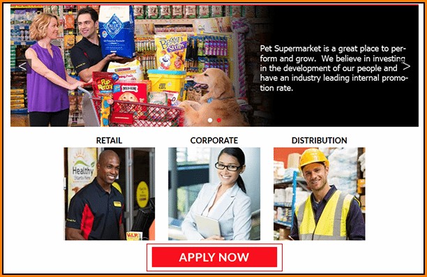Pet Supermarket Job Application