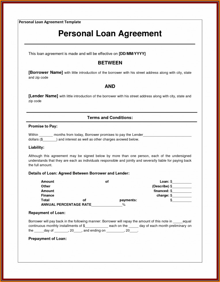 Shareholder Loan Agreement Template Canada Template 2 Resume