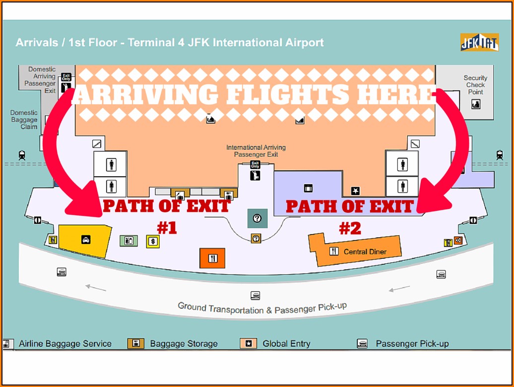 Westchester County Airport Terminal Map