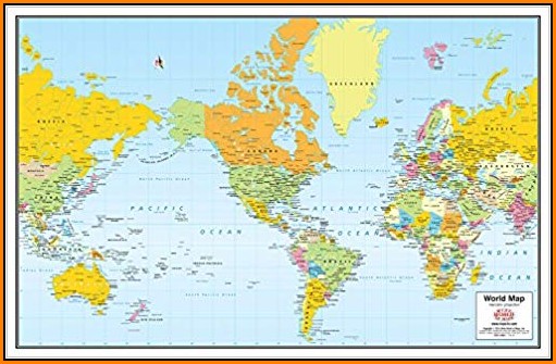 World Map Non Mercator Projection