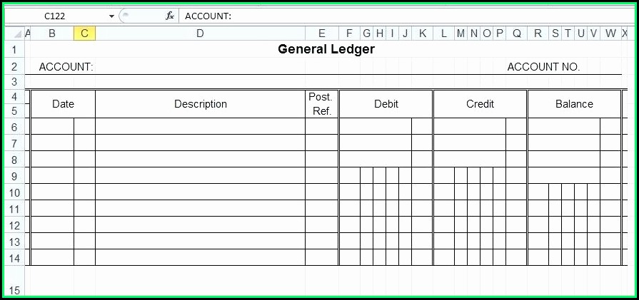 Accounting Ledger Template Excel