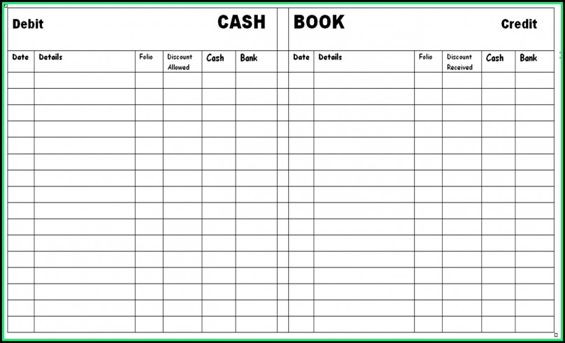Accounting Ledger Template Word