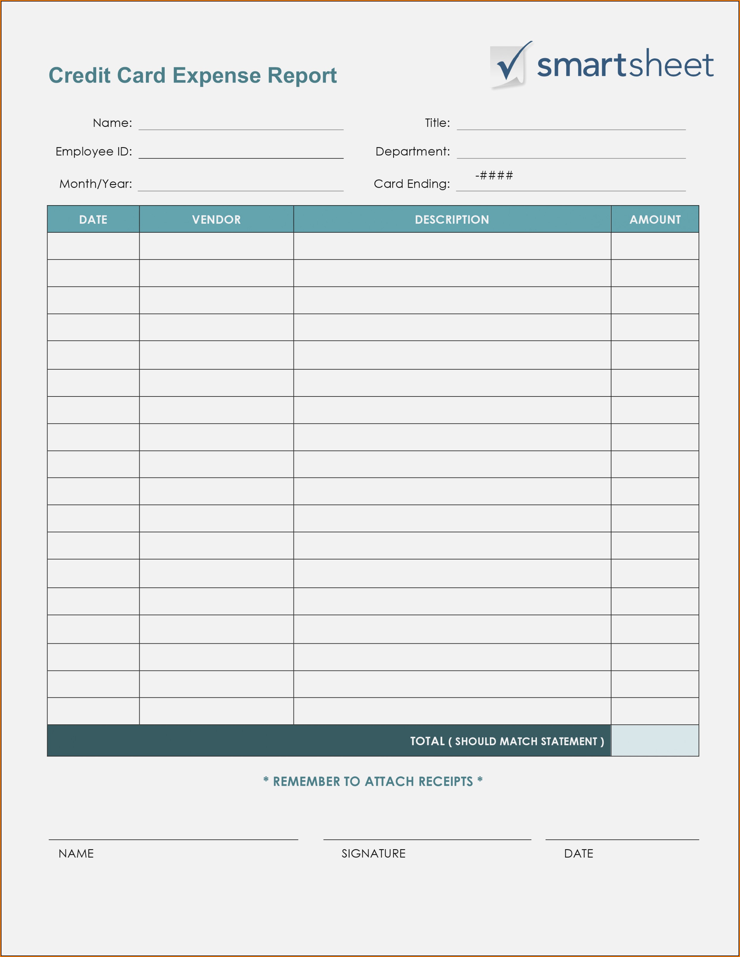 Free Downloadable Expense Report Templates