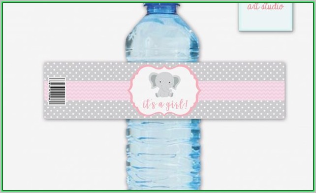 Free Printable Blank Water Bottle Label Template
