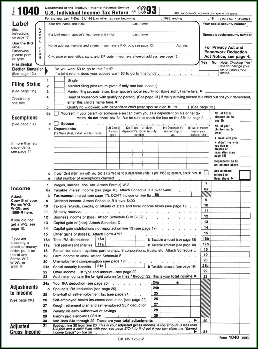 1040ez Tax Forms 2017