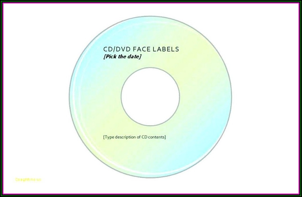 Avery Dvd Labels Template 8692
