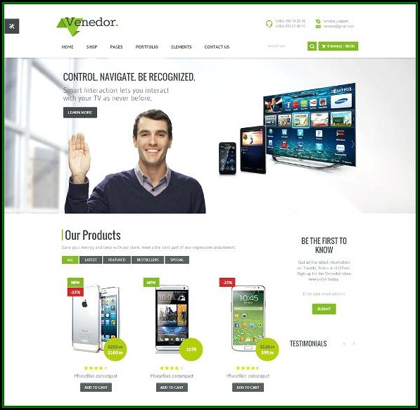 Bootstrap Responsive Ecommerce Website Templates Free Download Html With Css