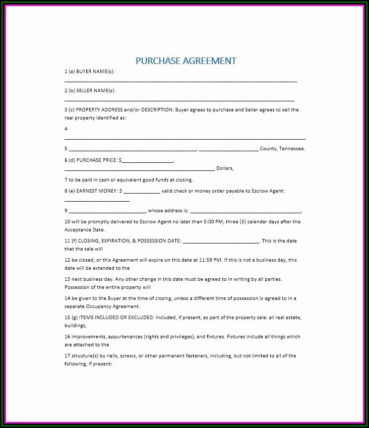 Buy Sell Agreement Template California