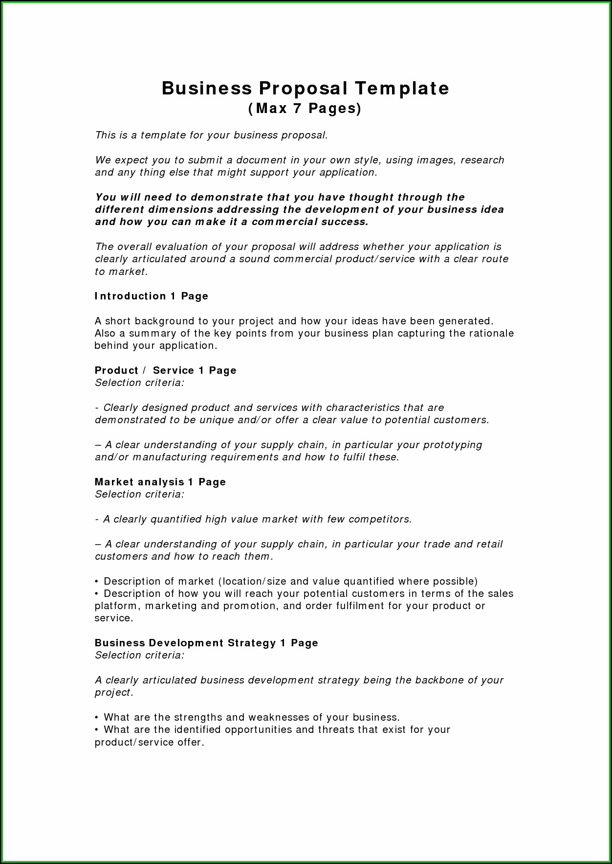 Business Proposal Examples Pdf