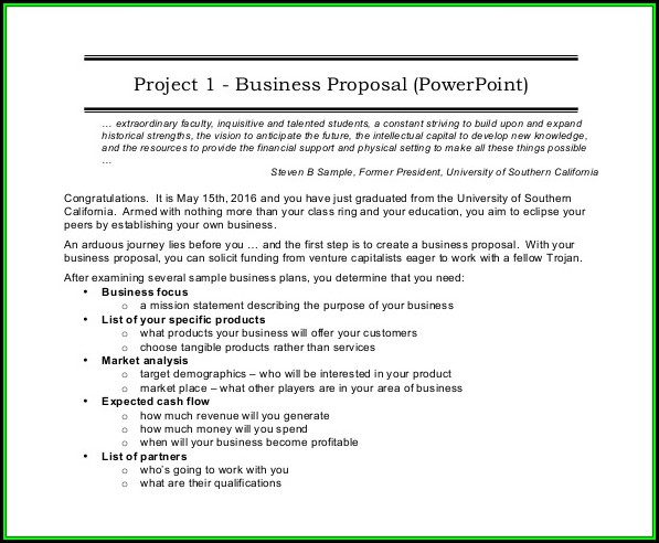 Business Proposal Template Pdf Download