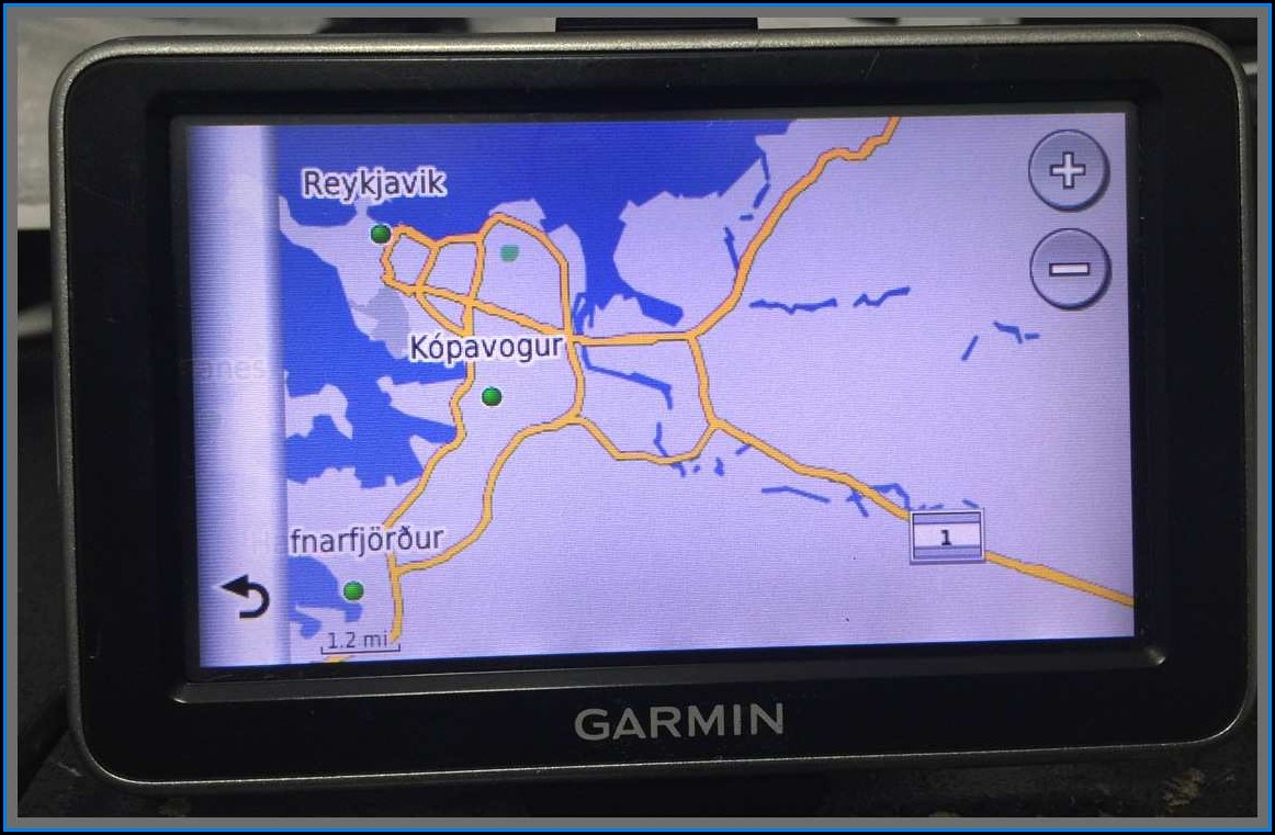 Garmin Nuvi Iceland Map