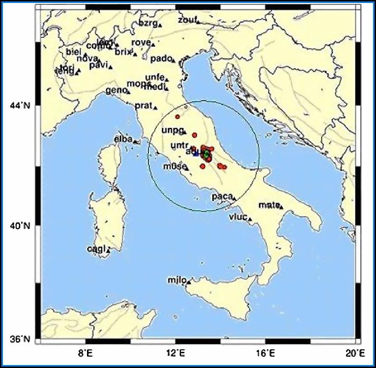 Gps Map Of Italy
