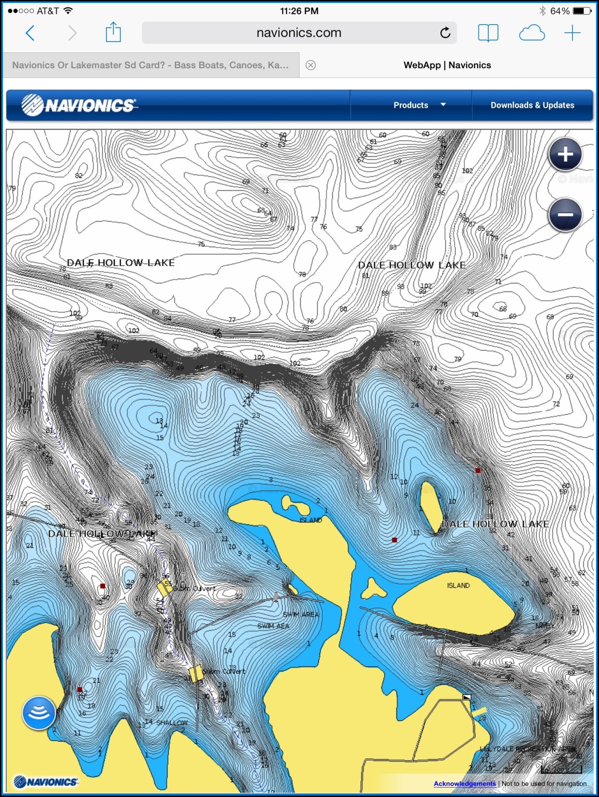 Lakemaster Maps Vs Navionics