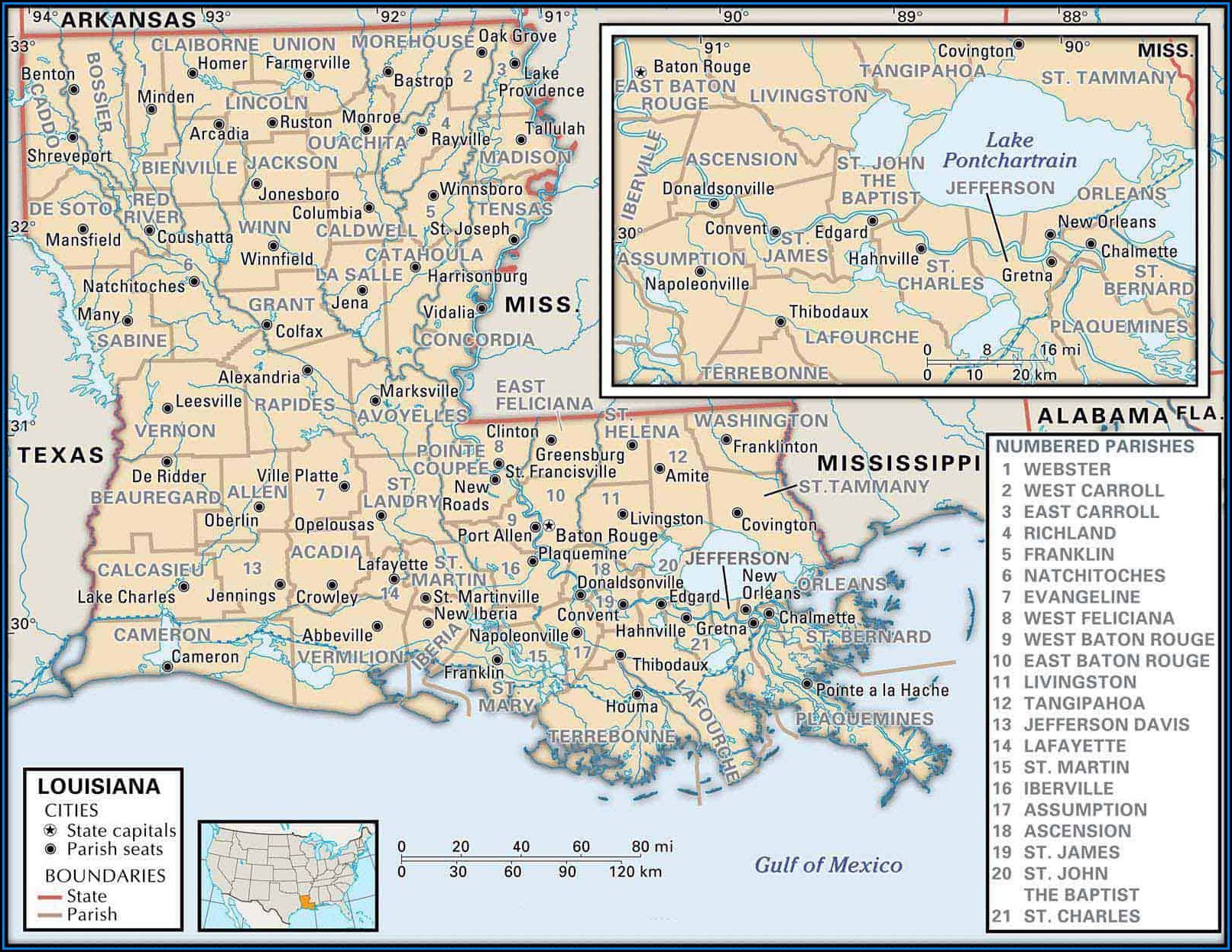 Land Ownership Maps Louisiana