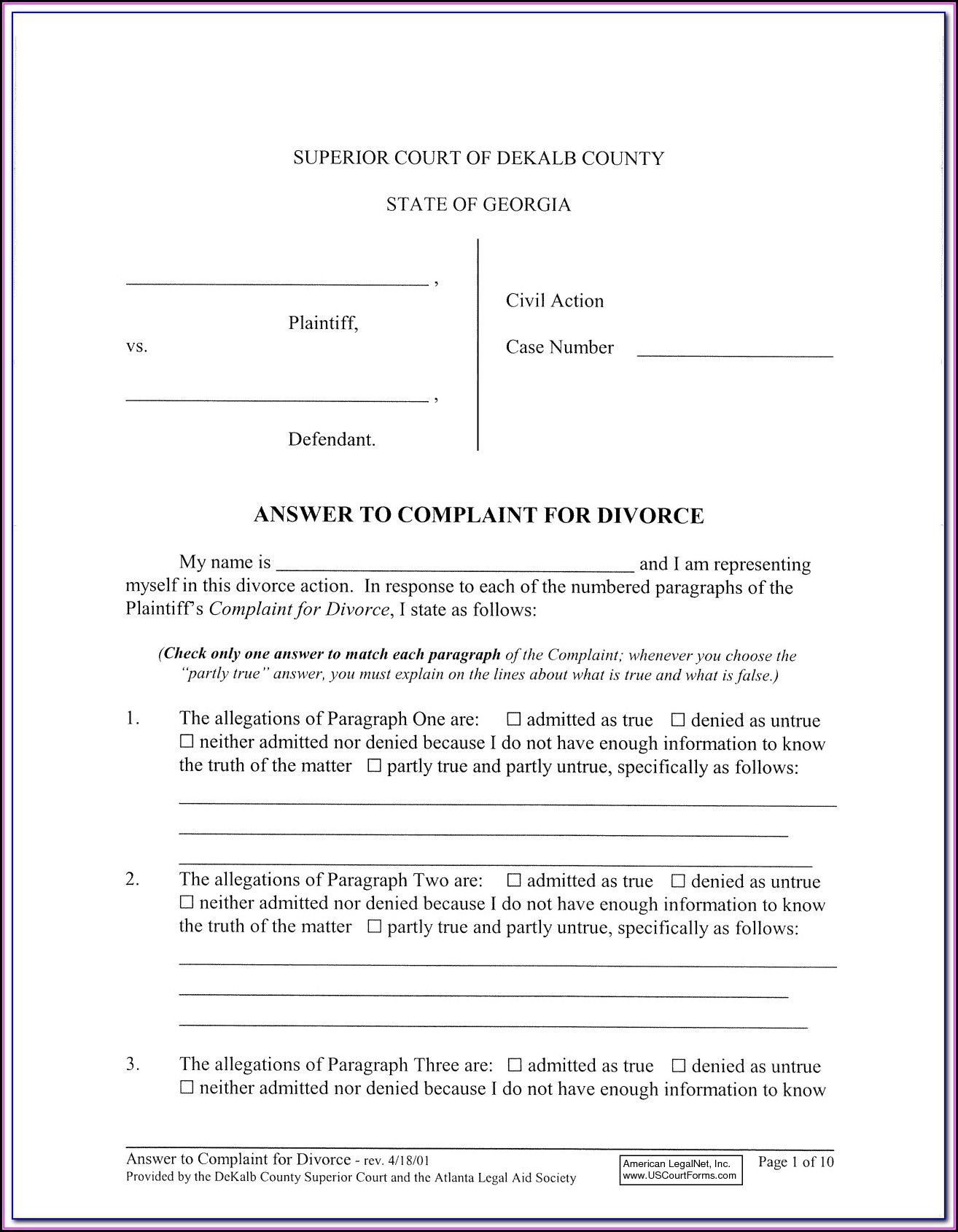 Dekalb County Probate Court Forms