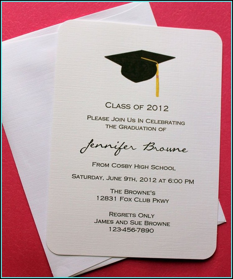 Free Graduation Invitation Cards Designs