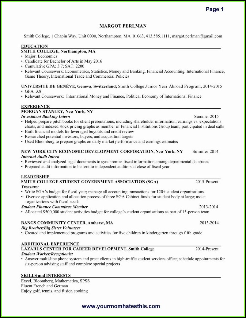 Free Resume Builder And Download Online
