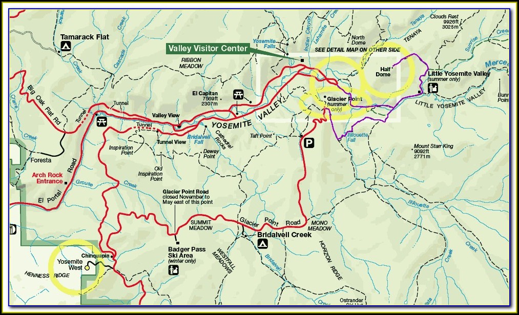 Maps Of Yosemite Campgrounds - map : Resume Examples #goVLgKgYva