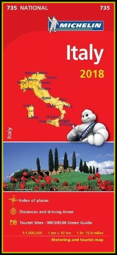Michelin Map Italy 2018