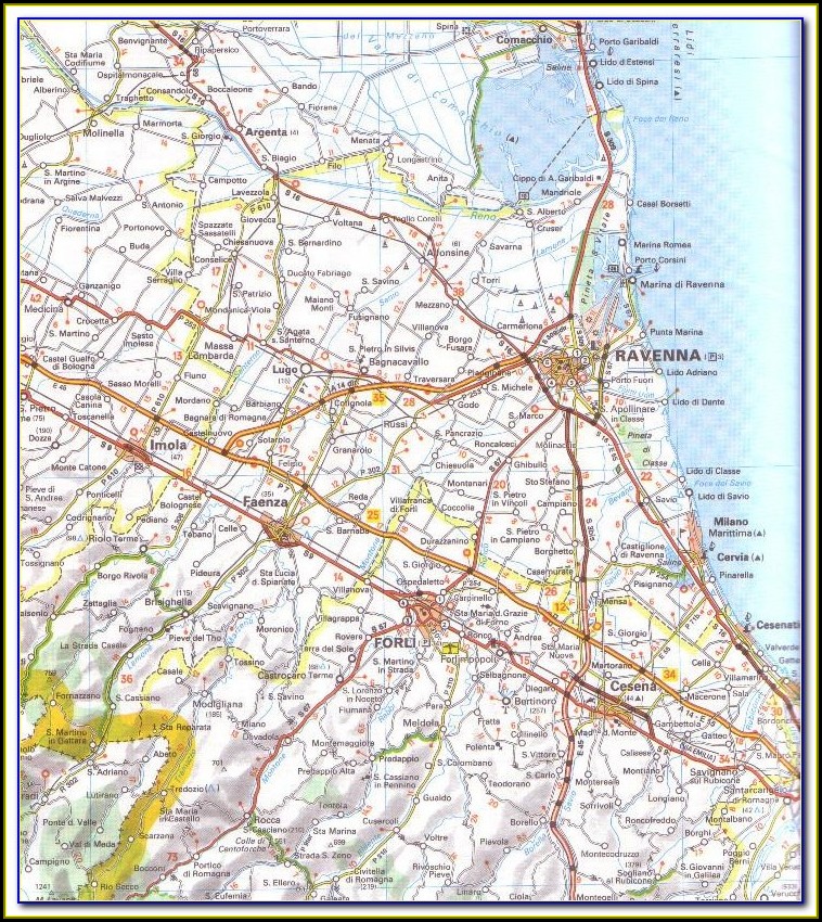 Michelin Regional Maps Of Italy
