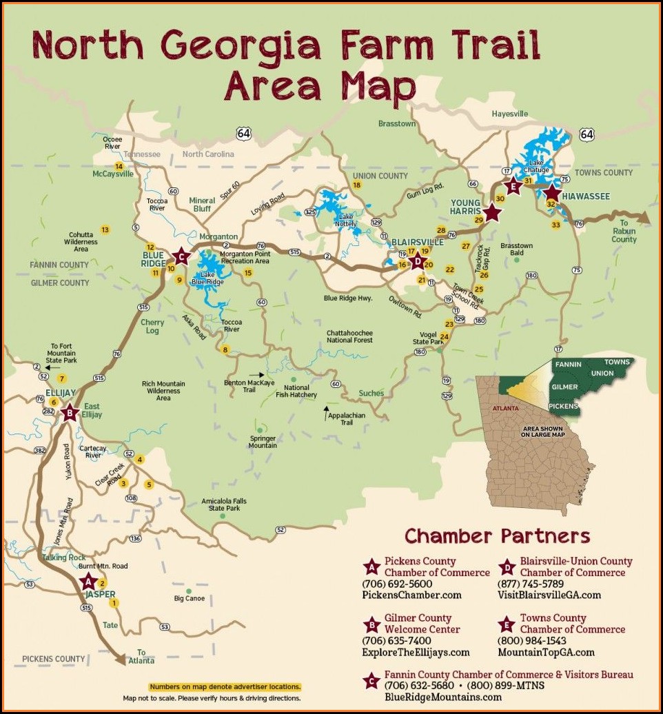 North Georgia Trail Maps