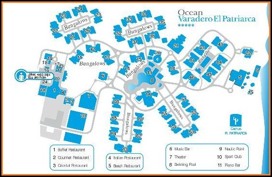 Ocean Varadero El Patriarca Hotel Map