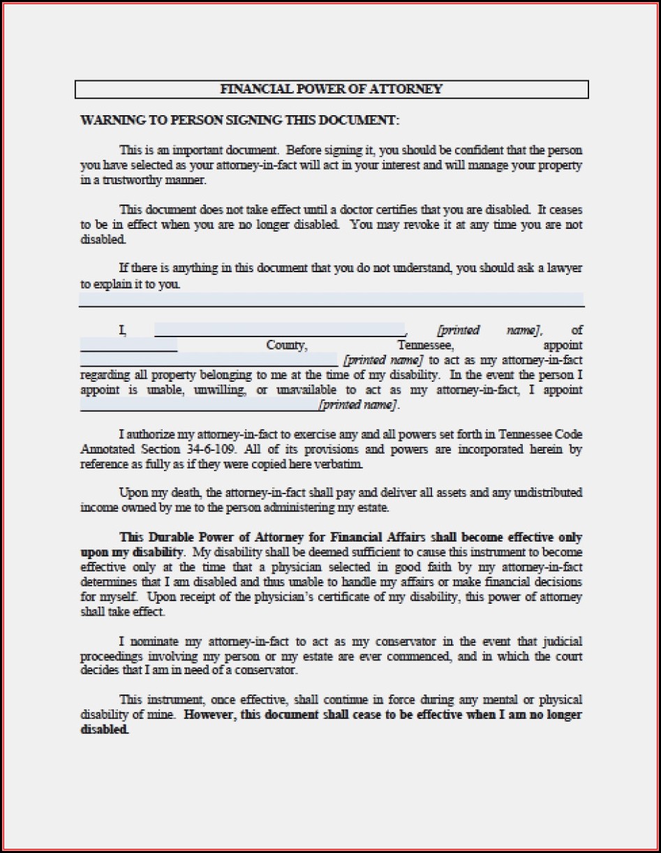 Office Depot Power Of Attorney Forms
